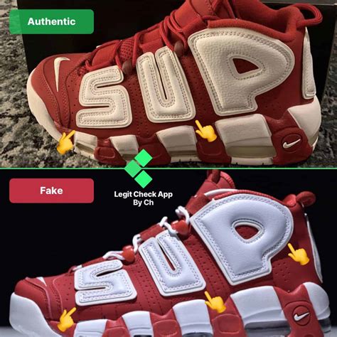 nike uptempo supreme fake|nike supreme uptempo size 12.